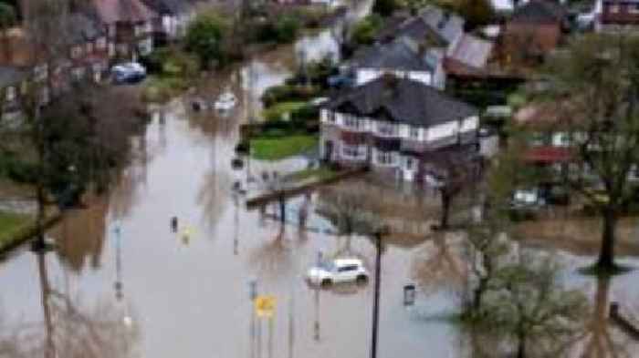 Homes flooded in Greater Manchester as storms hit New Year's Day