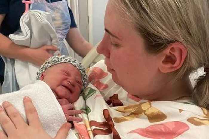 Single mum gets 'best present' as baby first born at Royal Stoke on Christmas Day