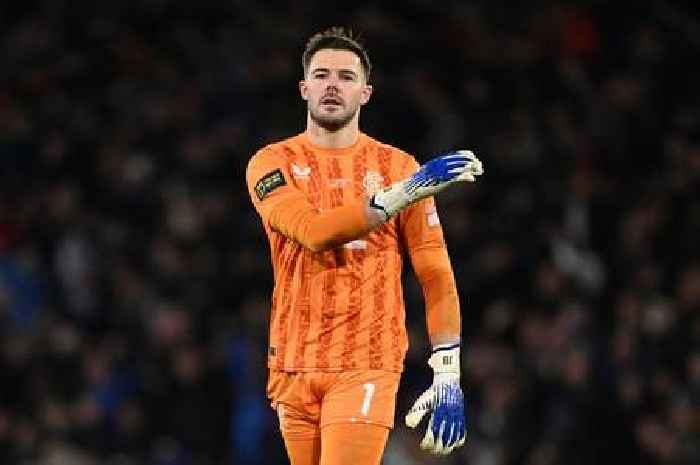 Jack Butland out of Celtic showdown as Rangers goalkeeper rushed to hospital with 'internal bleeding'