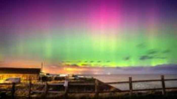 New Year's Day's Northern Lights caught on camera