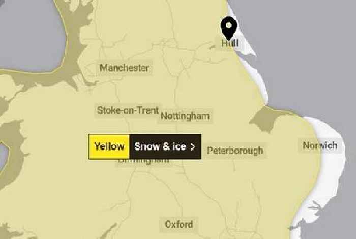 Amber-level cold-health alert issued as icy spell arrives in East Yorkshire