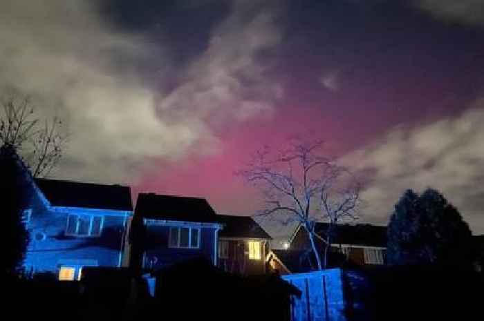 Northern Lights dazzle Leicestershire sky-watchers in stunning New Year display