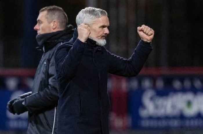 Jim Goodwin takes Aberdeen implosion as cautionary Dundee Utd tale as triumphant boss roars 'I wish season was over NOW'