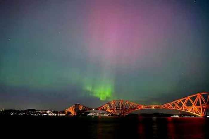 New Year's Day Northern Lights dazzle Scotland as aurora puts on incredible display