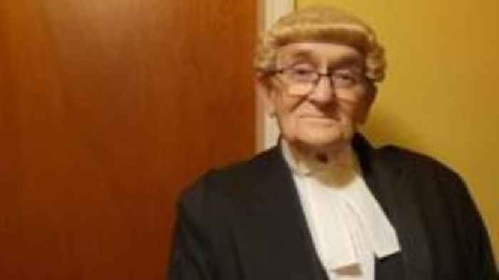 Britain's 'oldest' barrister still loves job at 90