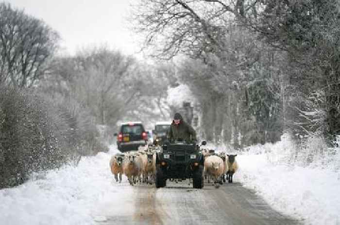 New Met Office amber warning for Gloucestershire with snow and ice on way