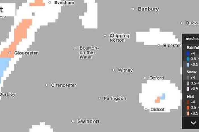 Met Office weather maps show exactly how much snow is set to fall in Gloucestershire