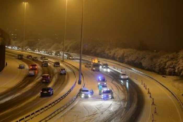 UK faces 14cm of snow tomorrow with 40 counties in England worst-hit