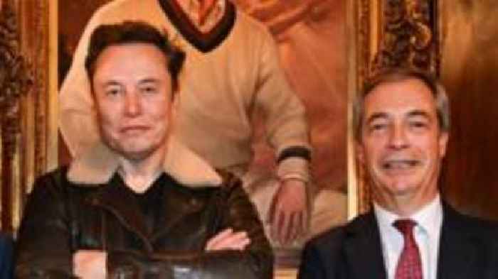 Farage distances himself from Musk on Robinson