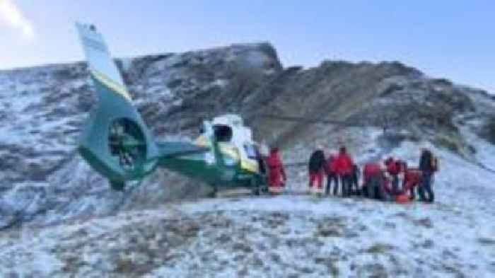 Man dies in Lake District ridge fall