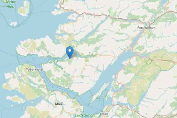 'Earthquake' felt in Scotland with reports 'of ground shaking' near Mull