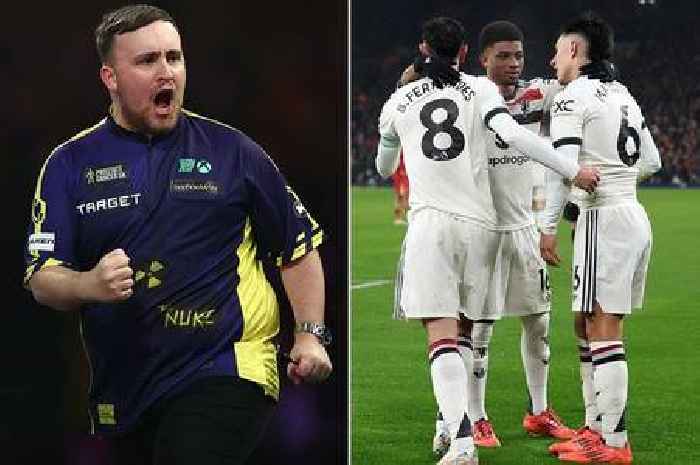 Luke Littler reacts to Man Utd's draw with Liverpool days after brutal verdict on flops