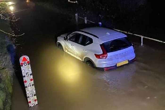 Warning to drivers after multiple cars trapped in floodwater as more heavy rain forecast