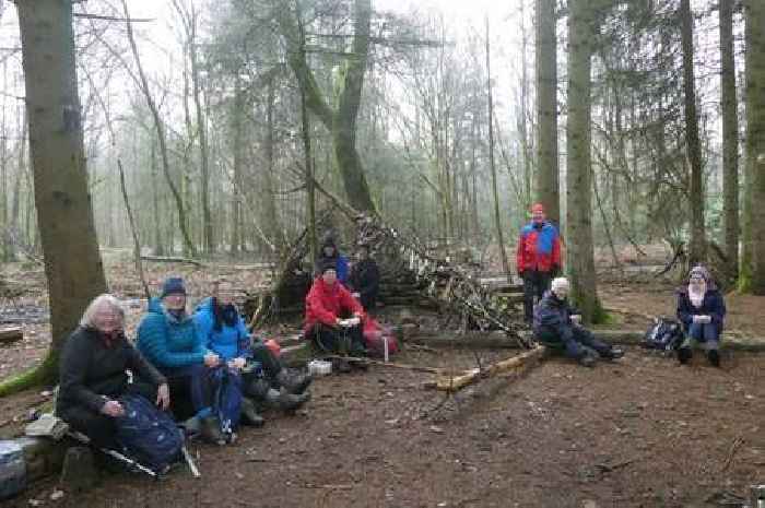 Dumfries and District Ramblers brave the cold weather for a walk around Lochmaben