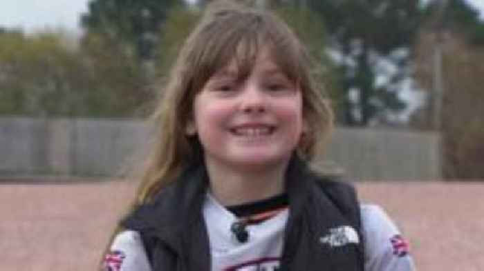 Girl, 8, determined to win BMX championships