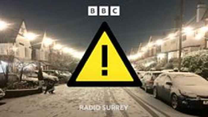 Second snow warning for Surrey