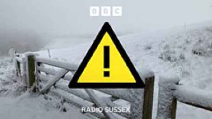 Second snow warning for Sussex