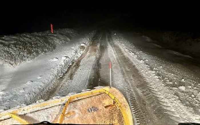 Live updates after four-vehicle smash on snow-hit North Staffordshire road