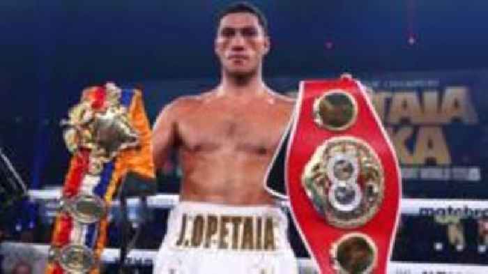 Champion Opetaia stops Nyika with highlight-reel knockout