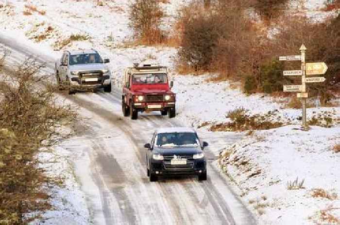 Somerset live snow updates as Met Office weather warning begins