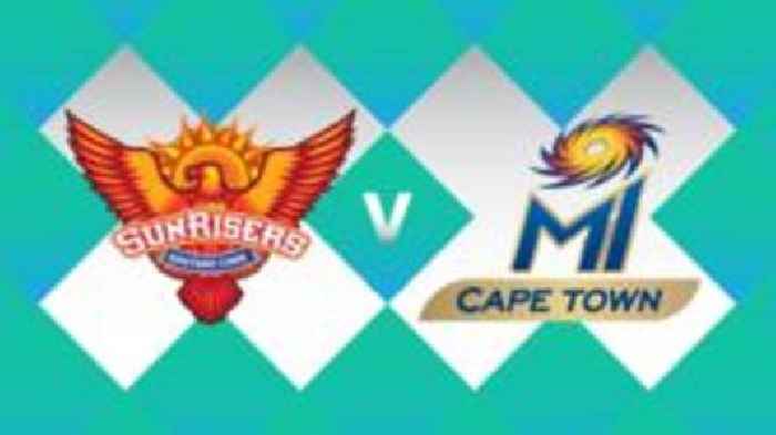 Sunrisers Eastern Cape v MI Cape Town - SA20 scorecard