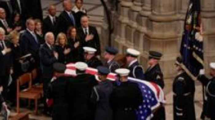 Watch: Processions and presidents at Carter's state funeral