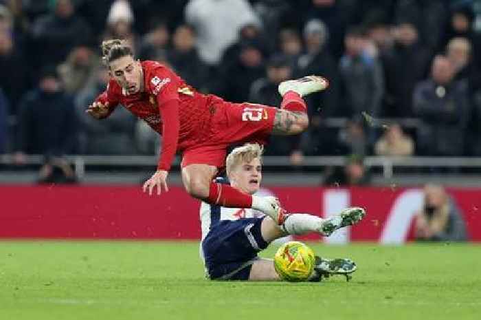 The real reason Lucas Bergvall was not sent off in Tottenham vs Liverpool as new footage emerges