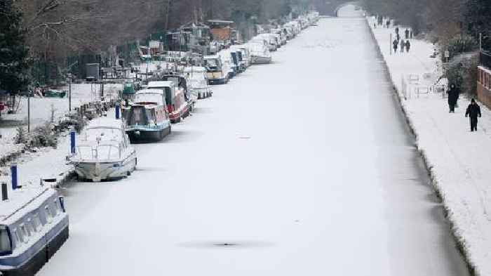 New ice warnings issued and runway closure causes travel delays - as temperatures set to reach -16C