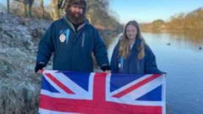 Teen takes on World Ice Swimming Championships