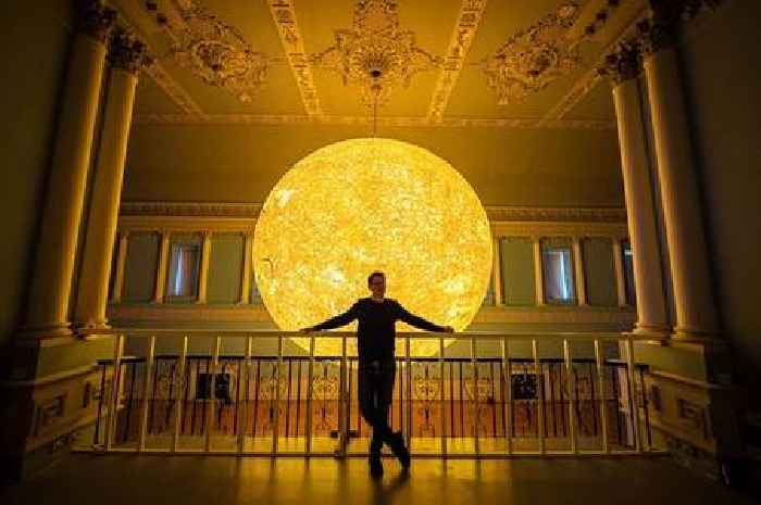 Giant and stunning sun sculpture on show in Somerset