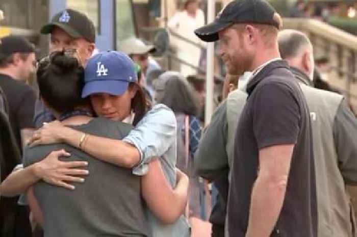 Harry and Meghan hug LA fire victims as Sussexes open home to pals fleeing tragedy