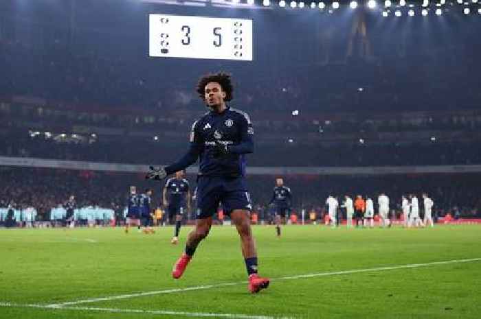 Man United hero Joshua Zirkzee taunts Arsenal fans after FA Cup heartbreak