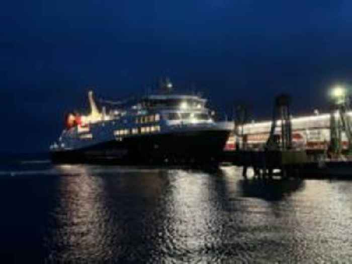 Watch as MV Glen Sannox sets sail from Troon to Arran