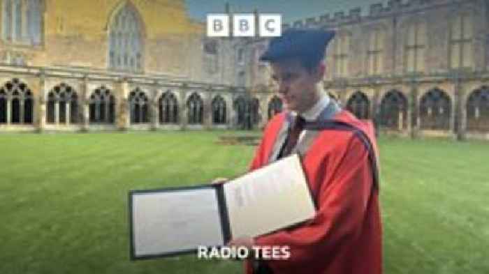 Matt Baker receives honorary doctorate