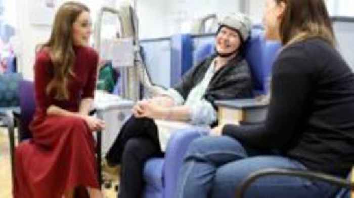 Kate thanks staff at hospital where she was treated