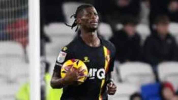 Bayo snatches late draw for Watford at Cardiff