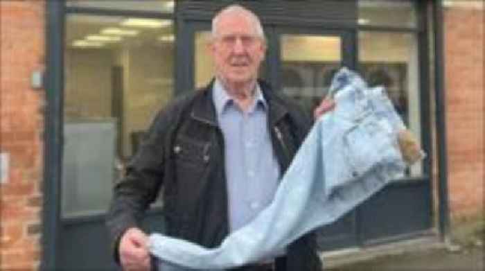 Man, 84, fights off launderette robber with pair of jeans