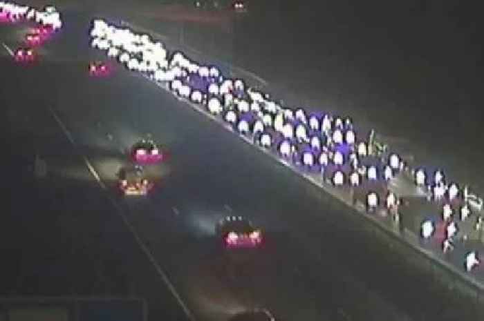 Body found on side of motorway as road remains closed amid police probe