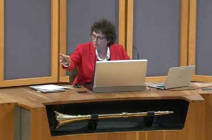 Heated moment in Senedd sees Tory member told to 'tone it down' as First Minister says 'I'm really disappointed in you'