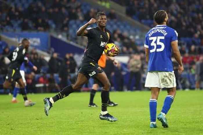 Cardiff City 1-1 Watford: Bluebirds throw two points away as late Bayo leveller cancels out Ashford strike