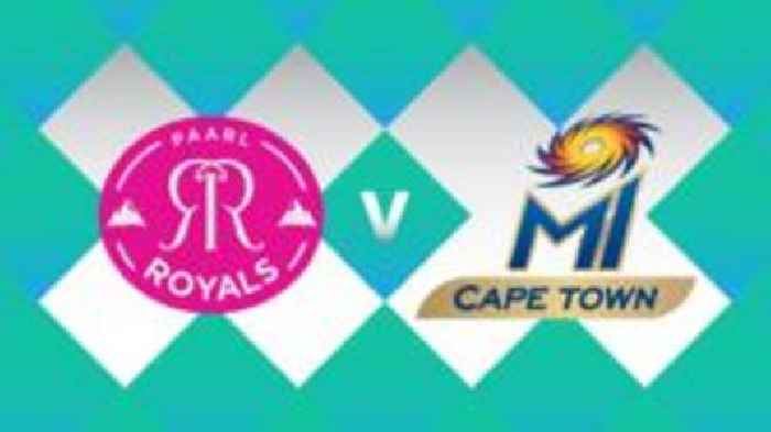 Paarl Royals v MI Cape Town - SA20 scorecard