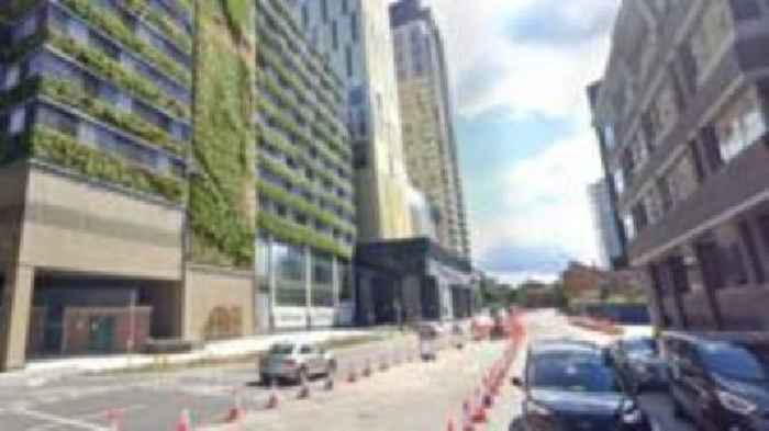 Town centre road reopens following storm damage