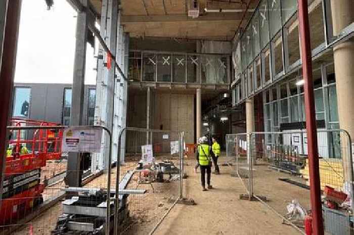 New images reveal progress of £105m Nottinghamshire NHS building that is 'first of its kind'