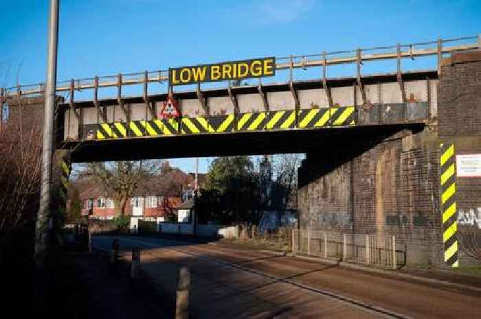 Nottinghamshire railway bridge among most struck in county hit by lorry again
