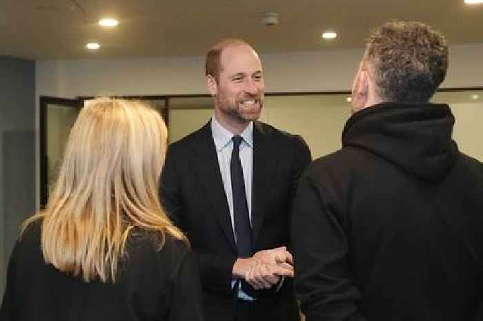 Prince William has huge grin at first appearance since Kate Middleton's cancer update