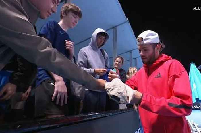 Jacob Fearnley gives 5 word answer to fan who called him 'the next Andy Murray' at Australian Open