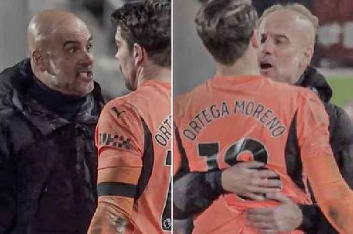 Pep Guardiola reveals surprising message to Man City keeper Stefan Ortega in heated exchange