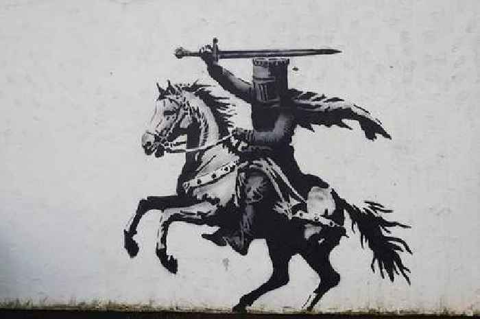 Three Banksy-style murals mysteriously appear in Welsh towns overnight