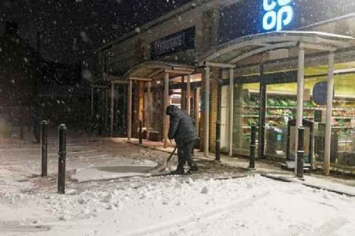 11 counties in England 'lucky enough to be spared' from UK snow storm next week