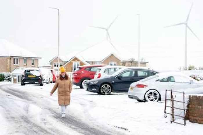 UK snow map shows 'exact date' next flurries begin to fall in England